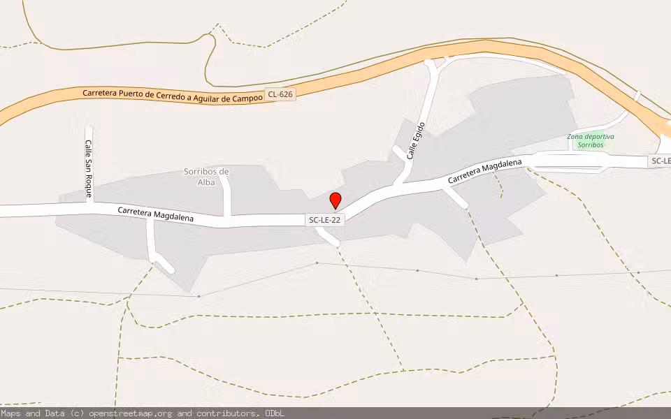Mapa de Subasta Inmueble (Vivienda) en La Robla, León