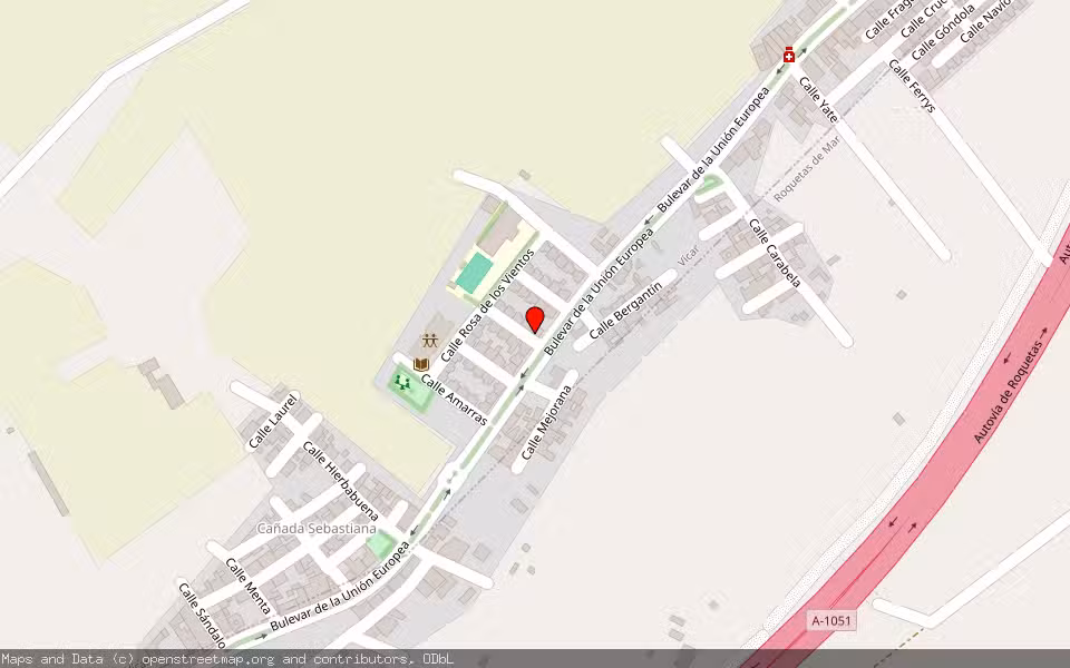 Mapa de Subasta Inmueble (Vivienda) en Vicar, Almería