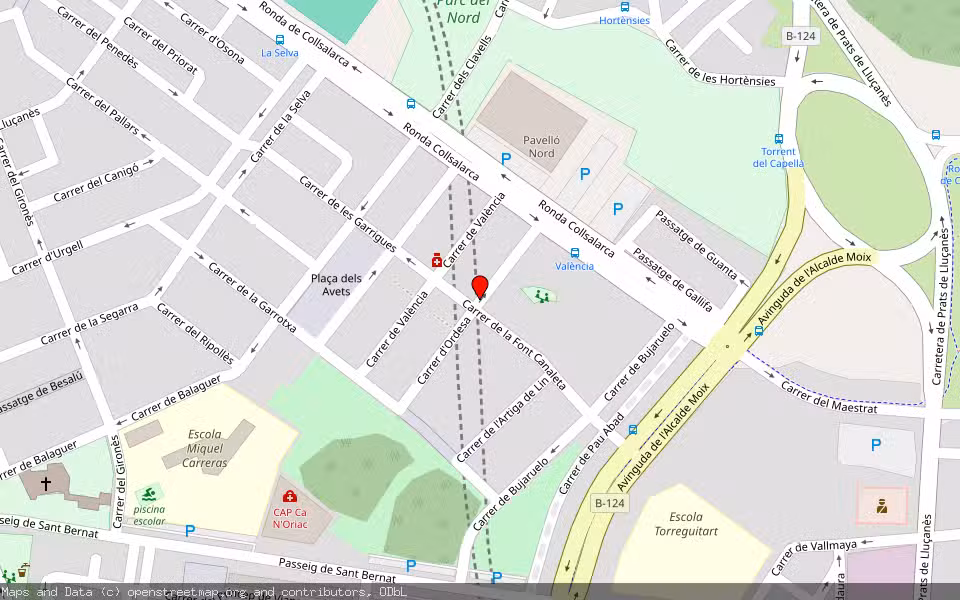 Mapa de Subasta Inmueble (Vivienda) en Sabadell, Barcelona