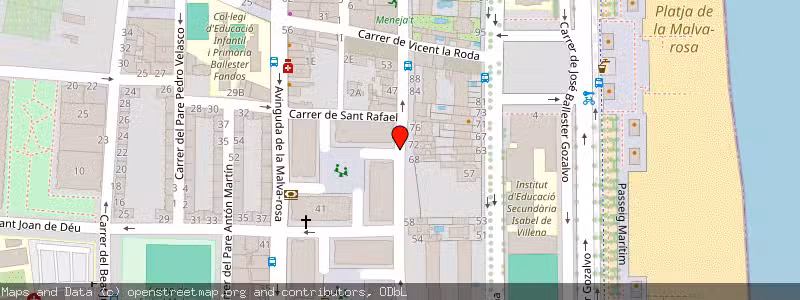 Mapa de Subasta de Inmueble (Vivienda) en València, Valencia 