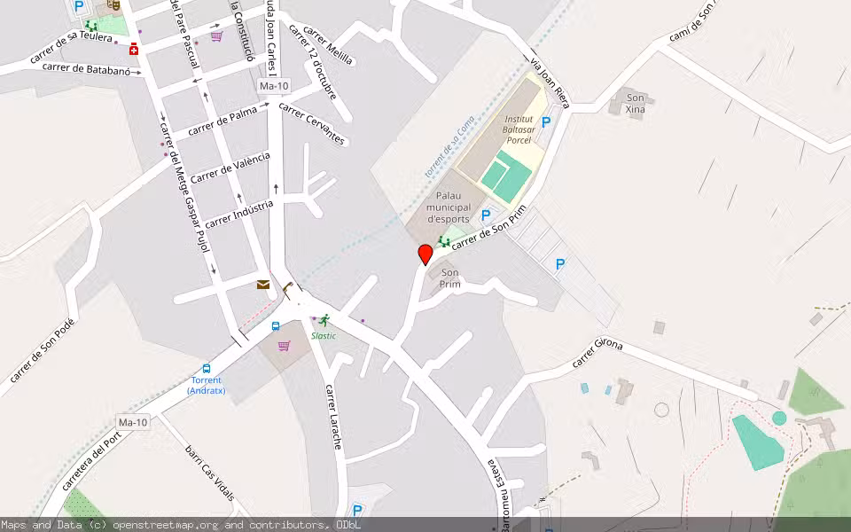 Mapa de Subasta Inmueble (Vivienda) en Andratx, Illes Balears