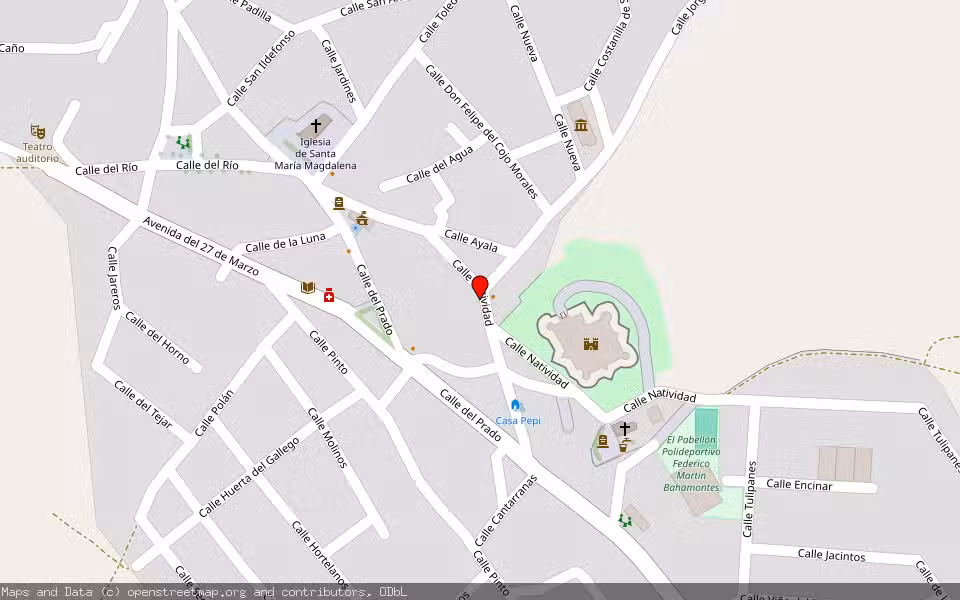 Mapa de Subasta Inmueble (Vivienda) en Guadamur, Toledo