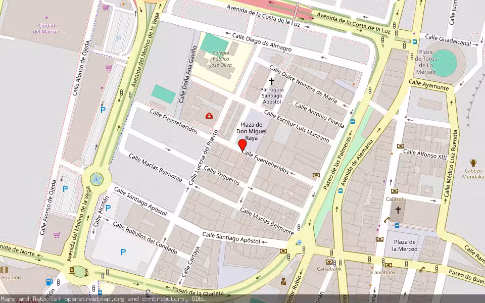 Mapa de Subasta Inmueble (Vivienda) en Huelva