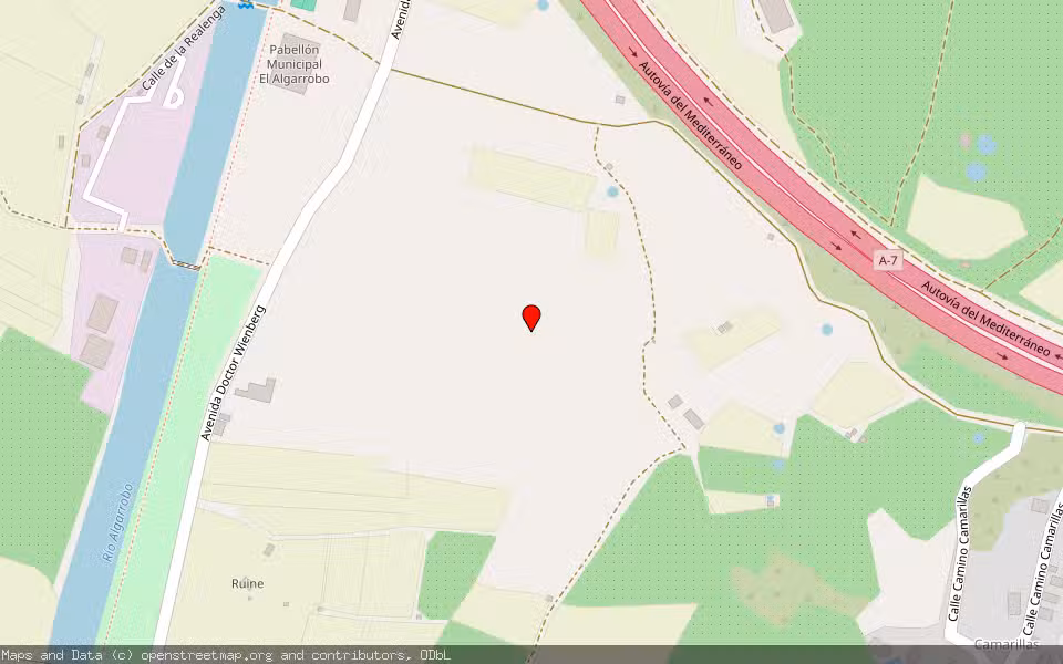 Mapa de Subasta Inmueble (Finca rústica) en Ugijar, Granada