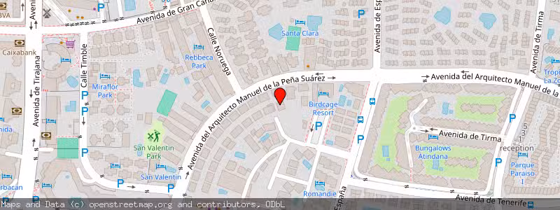 Mapa de Subasta de Inmueble (Vivienda) en San Bartolomé De Tirajana, Las Palmas 