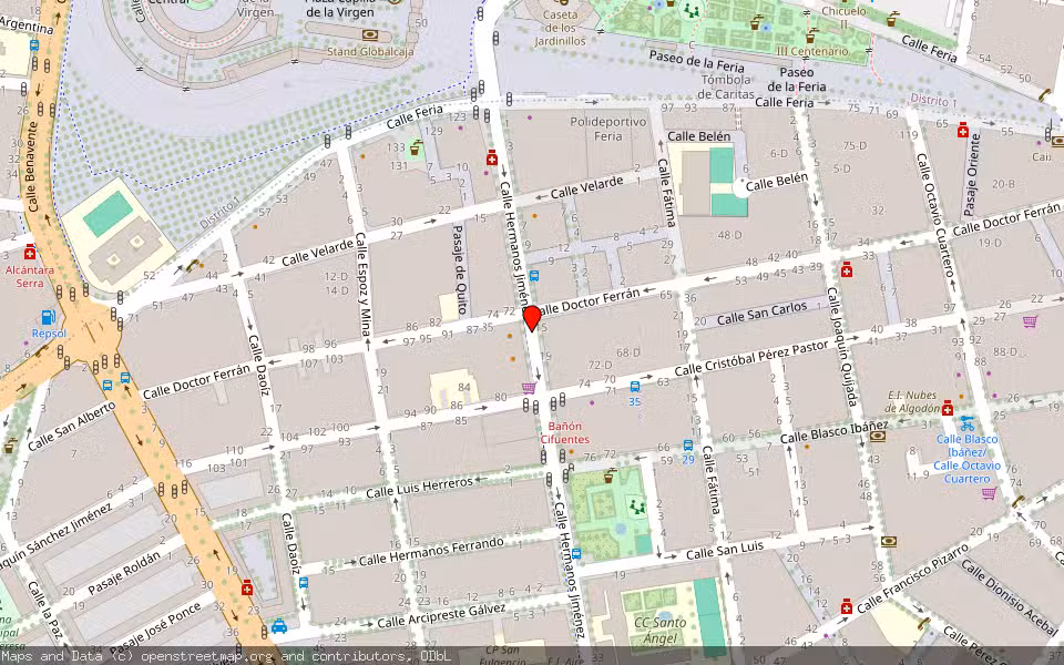 Mapa de Subasta Inmueble (Vivienda) en Albacete