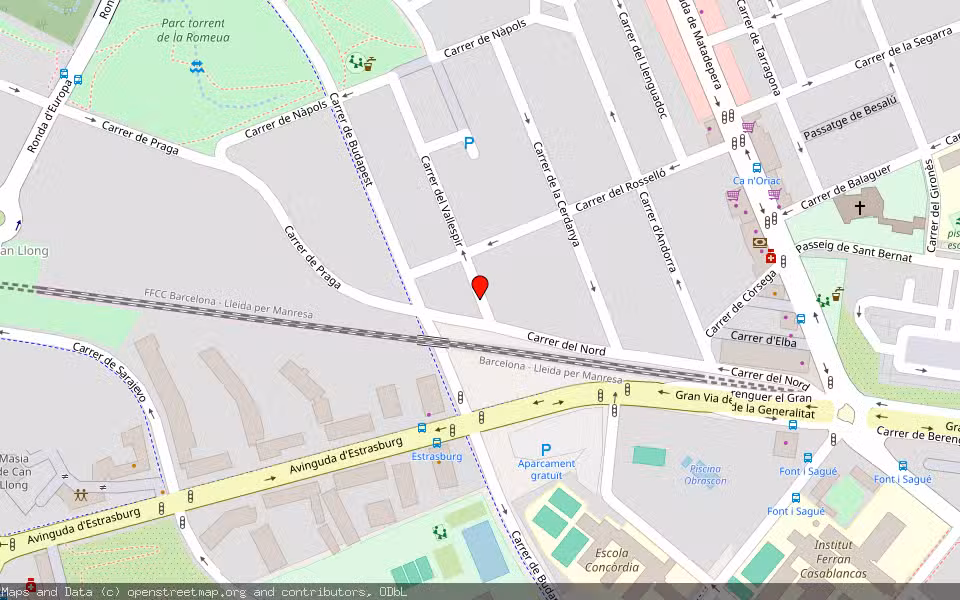 Mapa de Subasta Inmueble (Vivienda) en Sabadell, Barcelona