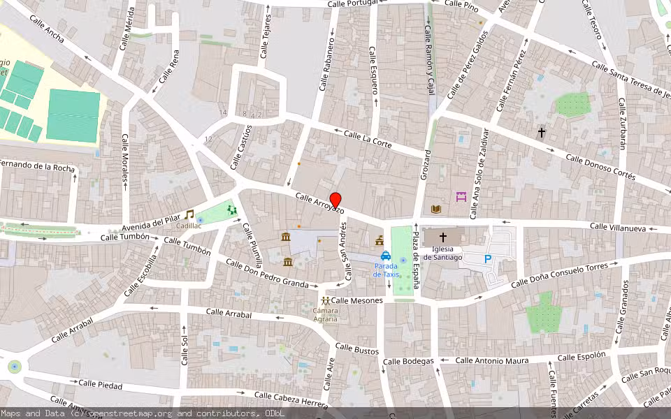 Mapa de Subasta Inmueble (Vivienda) en Don Benito, Badajoz