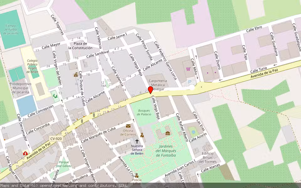 Mapa de Subasta Inmueble (Vivienda) en Jacarilla, Alicante/Alacant