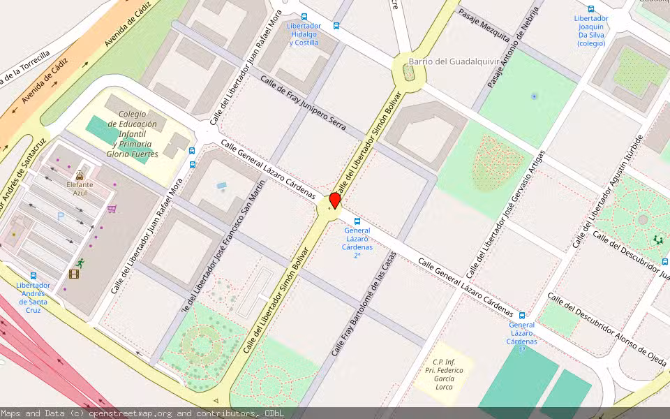 Mapa de Subasta Inmueble (Vivienda) en Cordoba, Córdoba