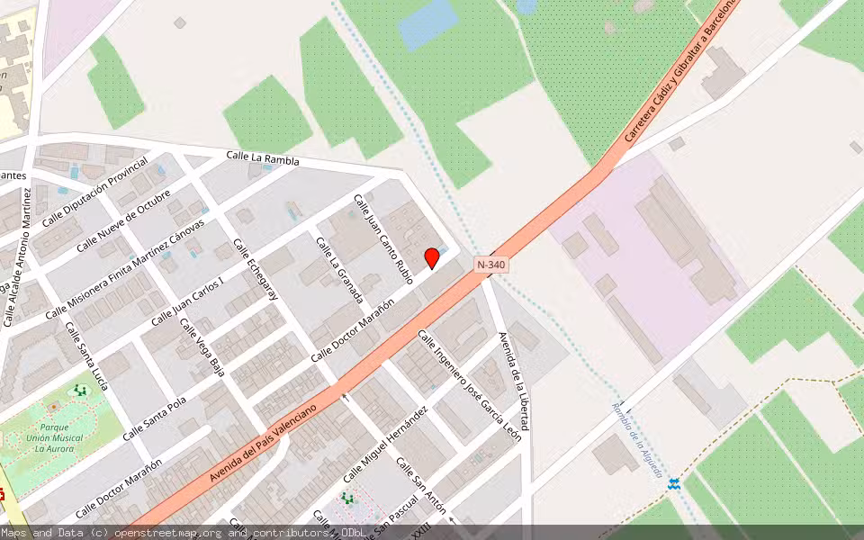 Mapa de Subasta Inmueble (Local comercial) en Albatera, Alicante/Alacant