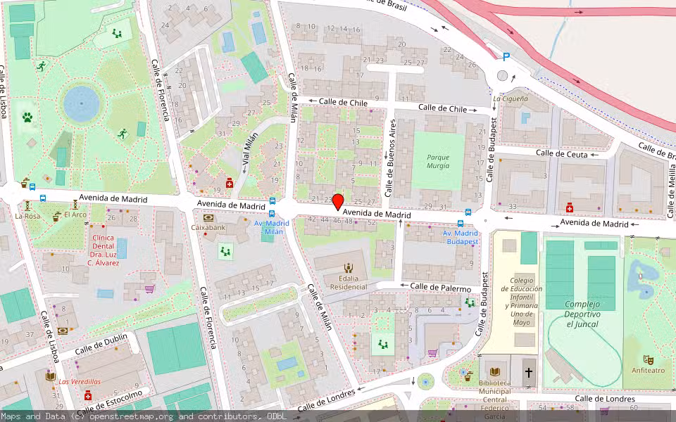 Mapa de Subasta Inmueble (Vivienda) en Torrejon De Ardoz, Madrid