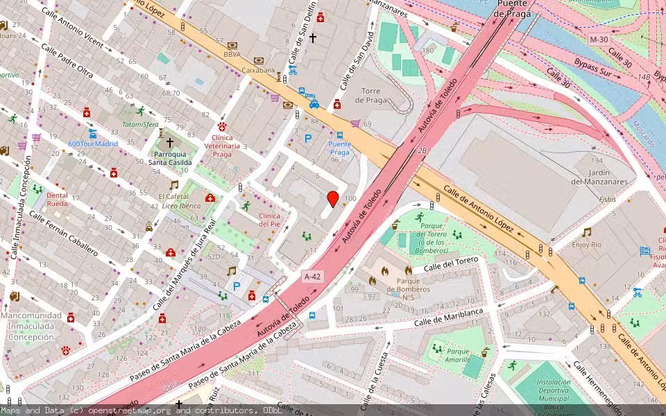 Mapa de Subasta Inmueble (Vivienda) en Madrid