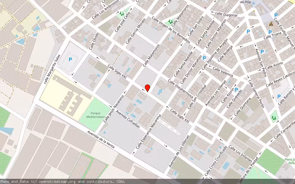 Mapa de Subasta Inmueble (Garaje) en Pilar De La Horadada, Alicante/Alacant