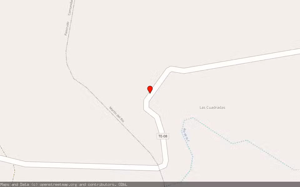 Mapa de Subasta Inmueble (Finca rústica) en Paraje La Rambla De Martin - Municipio Martin Del Rio, Teruel