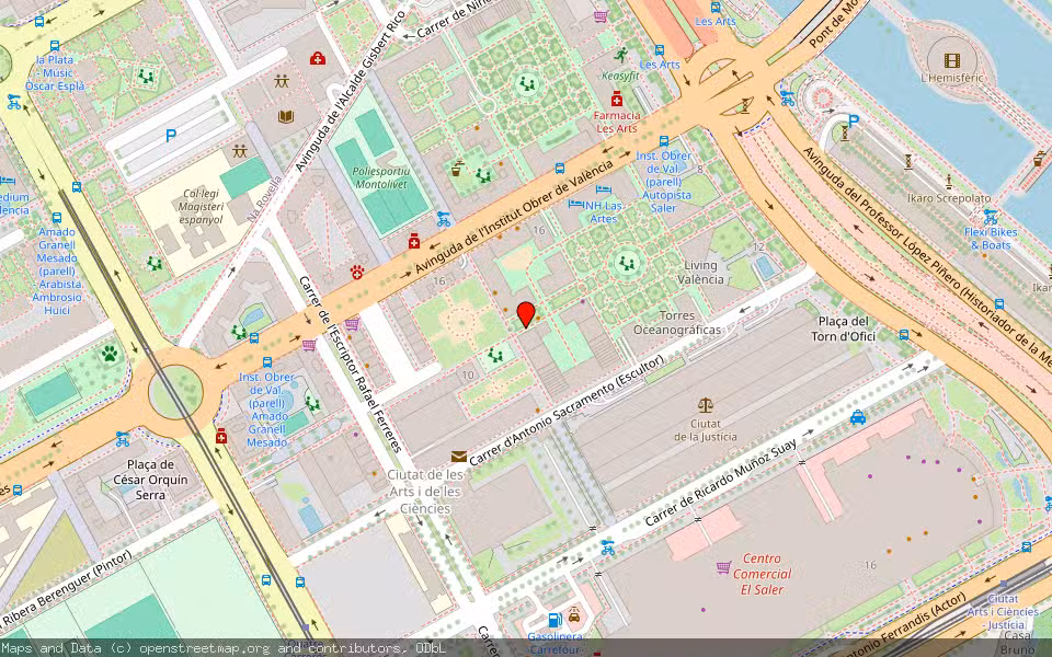 Mapa de Subasta Inmueble (Vivienda) en Valencia, Valencia/València