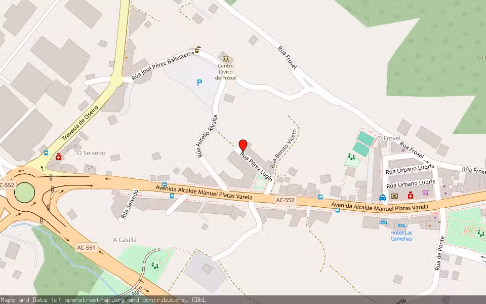 Mapa de Subasta Inmueble (Vivienda) en Arteixo, A Coruña