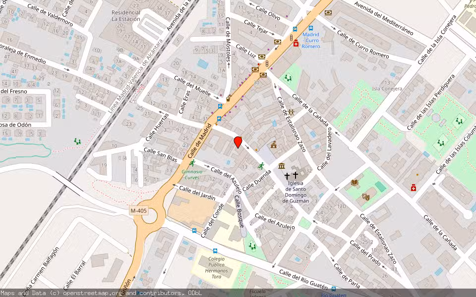 Mapa de Subasta Inmueble (Vivienda) en Humanes De Madrid, Madrid