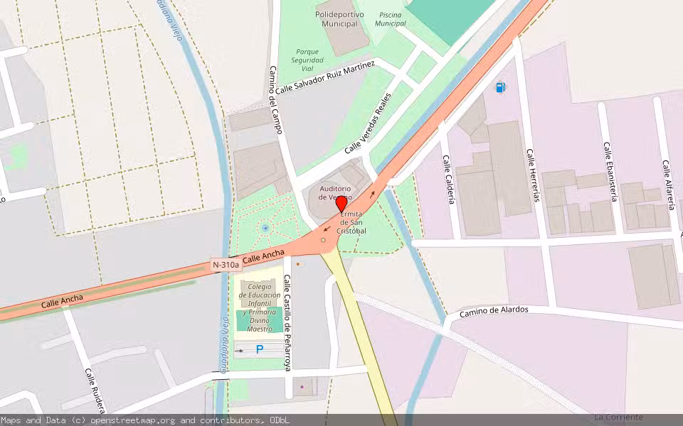 Mapa de Subasta Inmueble (Local comercial) en Tomelloso, Ciudad Real