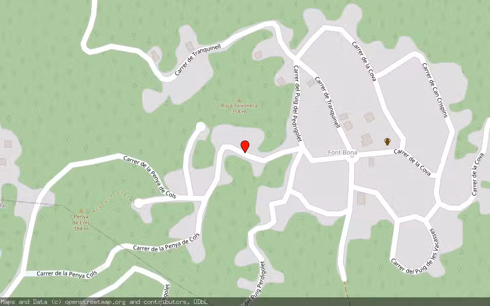 Mapa de Subasta Inmueble (Solar) en Llagostera, Girona