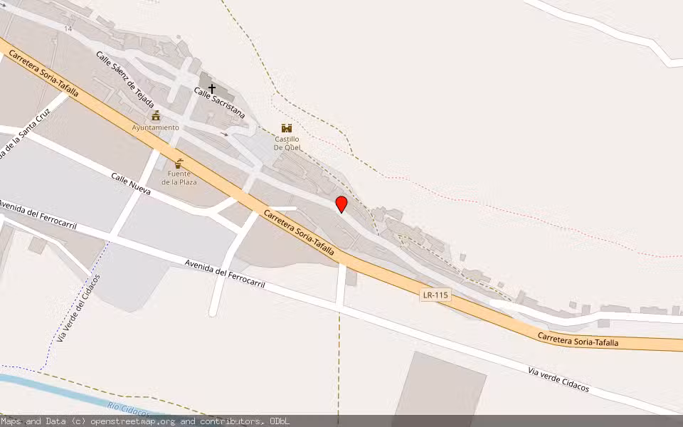 Mapa de Subasta Inmueble (Vivienda) en Quel, La Rioja