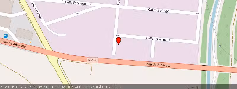 Mapa de Subasta de Inmueble (Vivienda) en Calpe, Albacete 