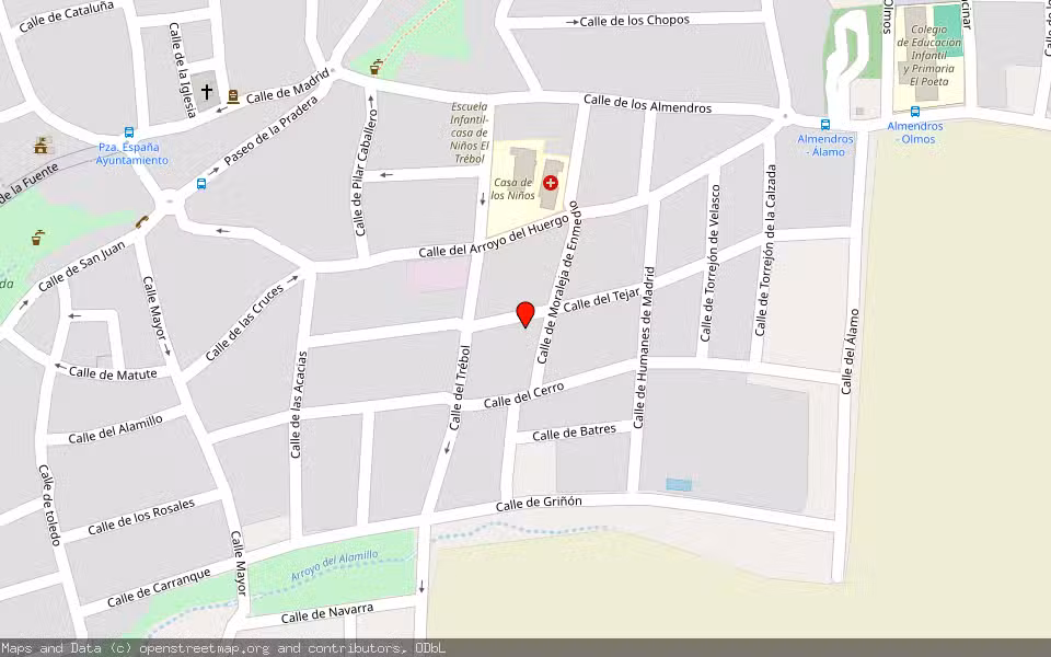 Mapa de Subasta Inmueble (Vivienda) en Serranillos Del Valle, Madrid