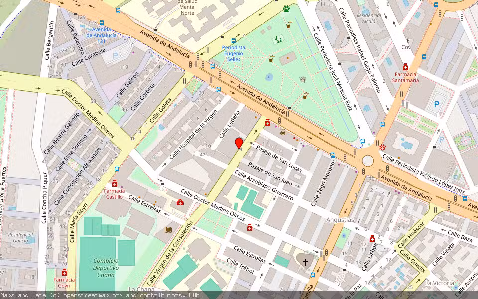 Mapa de Subasta Inmueble (Vivienda) en Granada