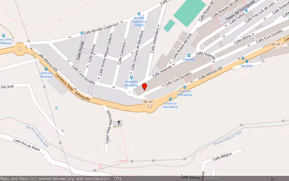 Mapa de Subasta Inmueble (Vivienda) en Telde, Las Palmas