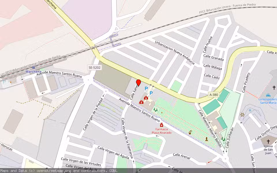 Mapa de Subasta Inmueble (Vivienda) en Marchena, Sevilla