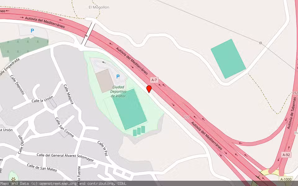 Mapa de Subasta Inmueble (Local comercial) en Viator, Almería