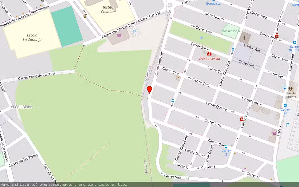 Mapa de Subasta Inmueble (Vivienda) en Tarragona