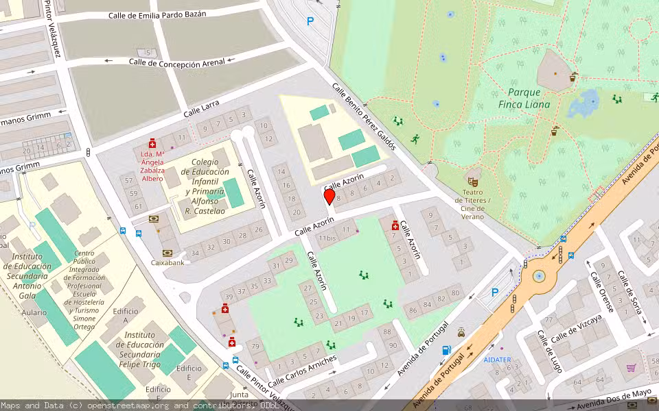 Mapa de Subasta Inmueble (Vivienda) en Cordoba, Córdoba