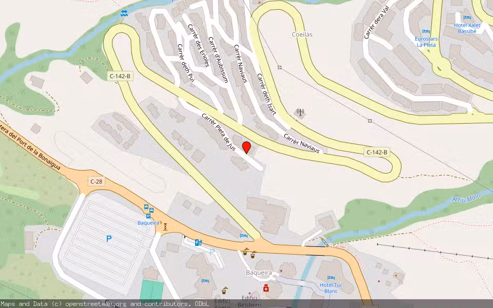 Mapa de Subasta Inmueble (Otros) en Beret, Lleida