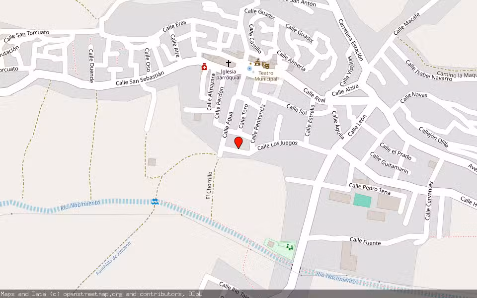 Mapa de Subasta Inmueble (Vivienda) en Fiñana, Almería