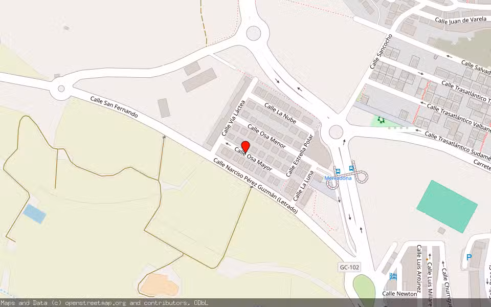 Mapa de Subasta Inmueble (Garaje) en Telde, Las Palmas
