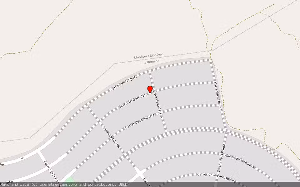 Mapa de Subasta Inmueble (Vivienda) en La Romana, Alicante/Alacant