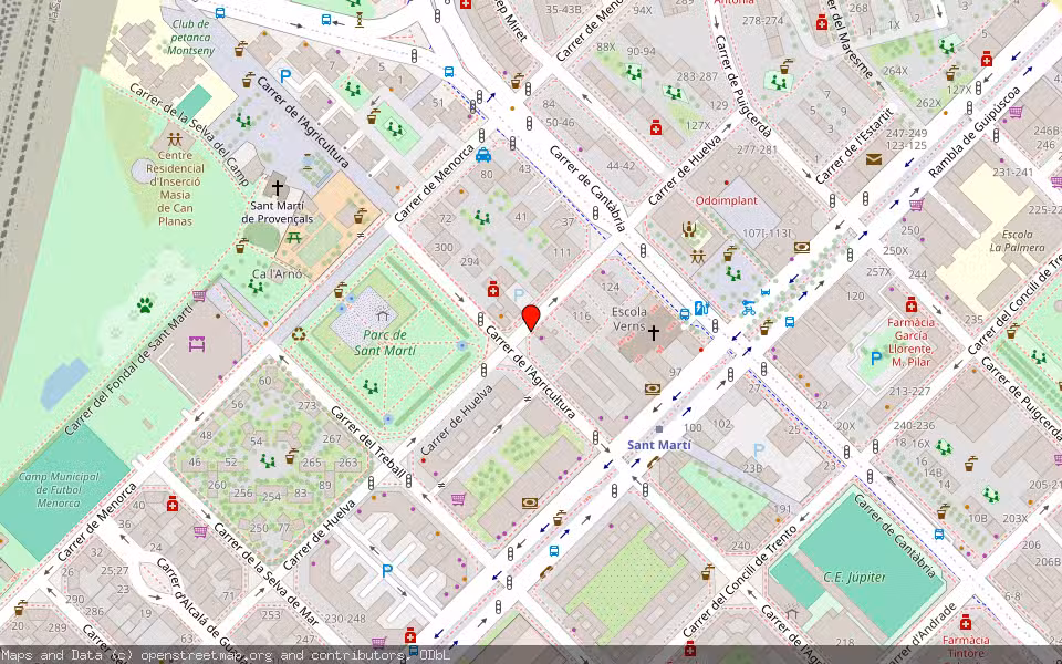 Mapa de Subasta Inmueble (Vivienda) en Barcelona