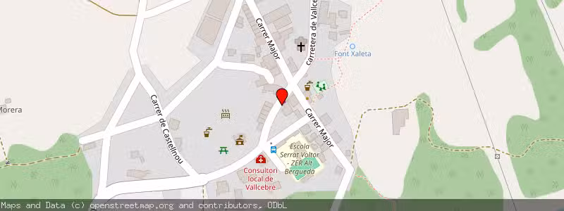 Mapa de Subasta de Inmueble (Solar) en Vallcebre, Barcelona 