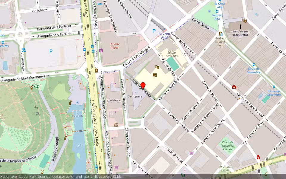 Mapa de Subasta Inmueble (Vivienda) en Sabadell, Barcelona