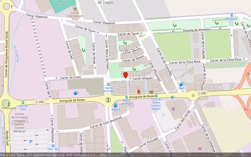 Mapa de Subasta Inmueble (Vivienda) en Vilatenim, Girona
