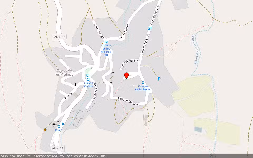 Mapa de Subasta Inmueble (Vivienda) en Almeria, Almería