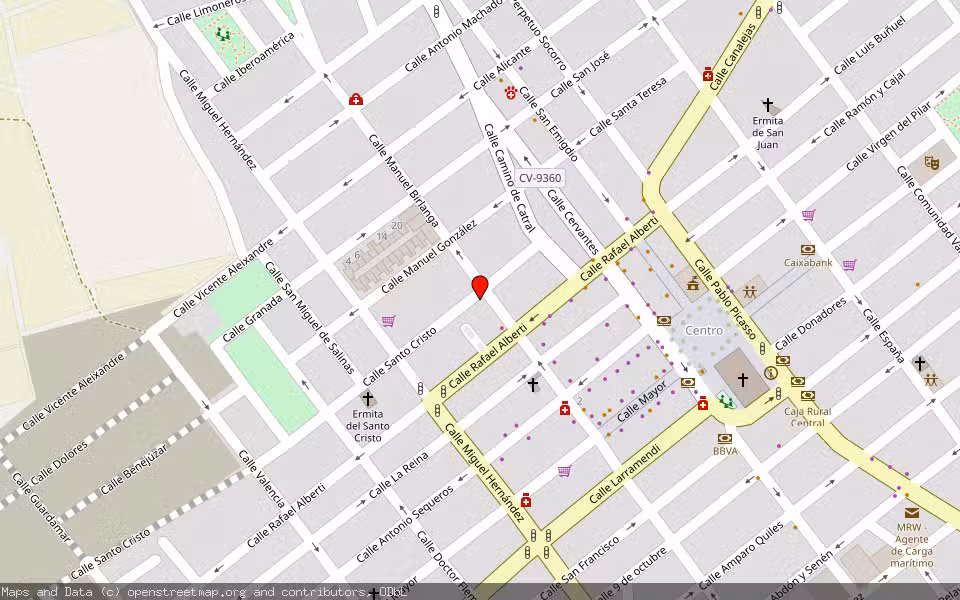 Mapa de Subasta Inmueble (Vivienda) en Almoradi, Alicante/Alacant