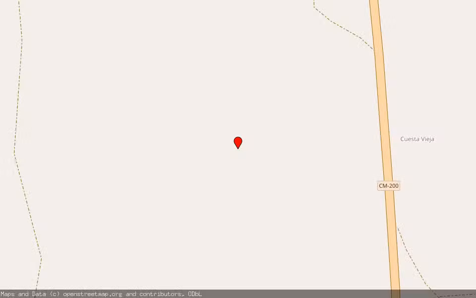 Mapa de Subasta Inmueble (Finca rústica) en Barajas De Melo, Cuenca