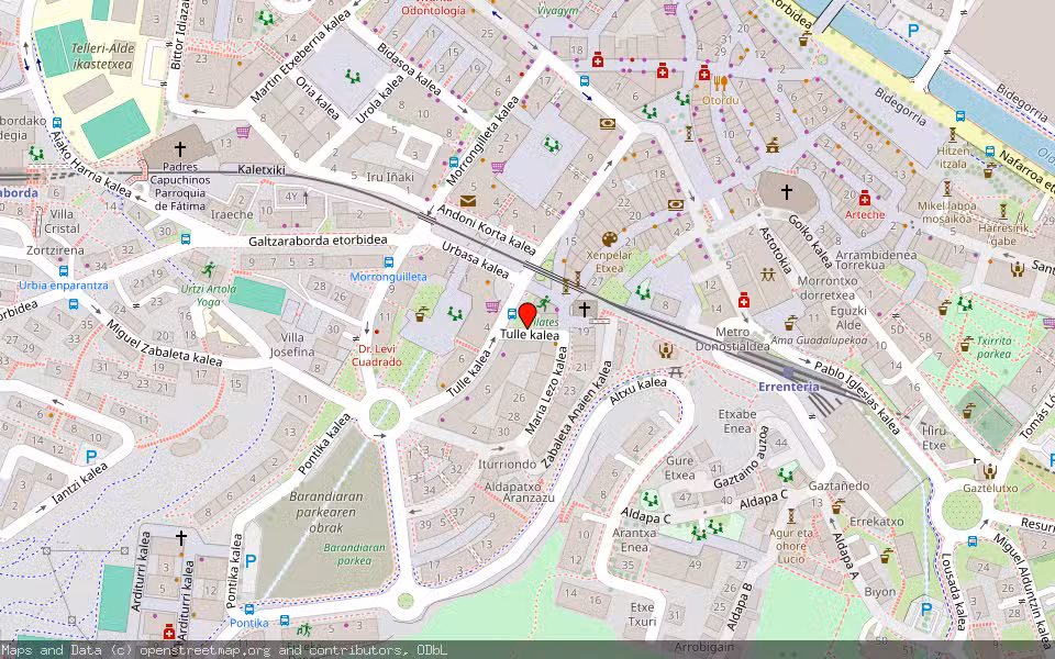 Mapa de Subasta Inmueble (Vivienda) en Renteria, Gipuzkoa