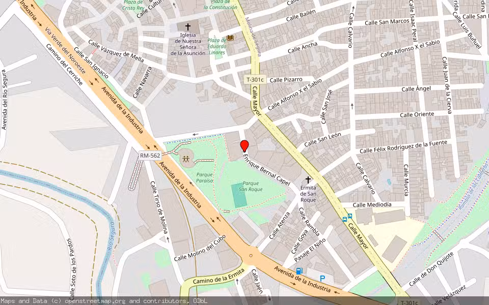 Mapa de Subasta Inmueble (Vivienda) en Molina De Segura, Murcia
