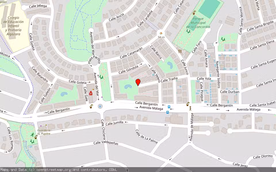 Mapa de Subasta Inmueble (Vivienda) en Alhaurin De La Torre, Málaga