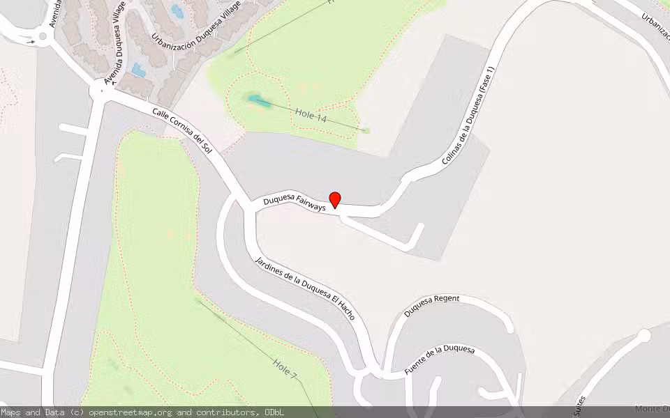 Mapa de Subasta Inmueble (Vivienda) en Manilva, Málaga