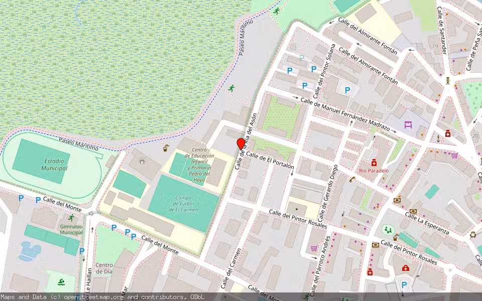 Mapa de Subasta Inmueble (Nave industrial) en Colindres, Cantabria