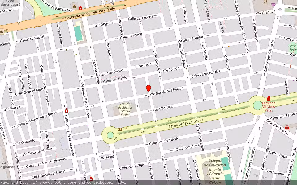 Mapa de Subasta Inmueble (Vivienda) en El Ejido, Almería